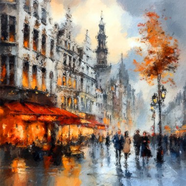 Antwerpen Art schilderij 